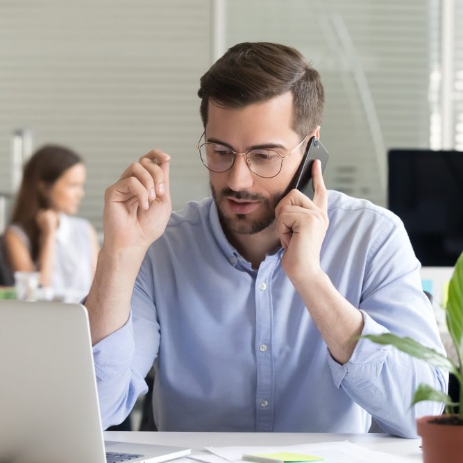 Marketing,Sales,Manager,Consulting,Client,Making,Offer,Selling,Talking,On