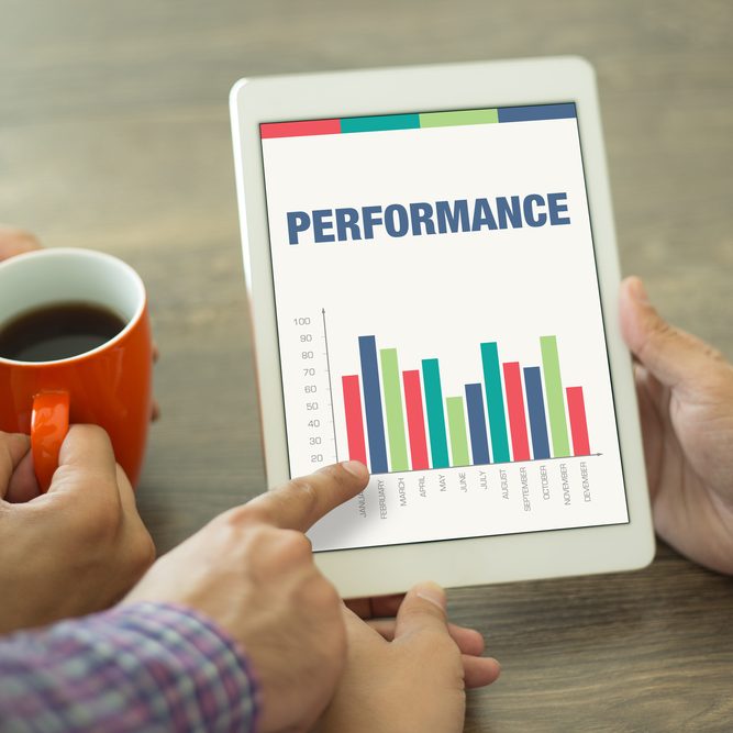 Business,Charts,And,Graphs,On,Screen,With,Performance,Title